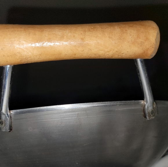 NOT SOLD!     RARE Excellent Condition Vintage Atlas Spinning Company Wok - Picture 5 of 10